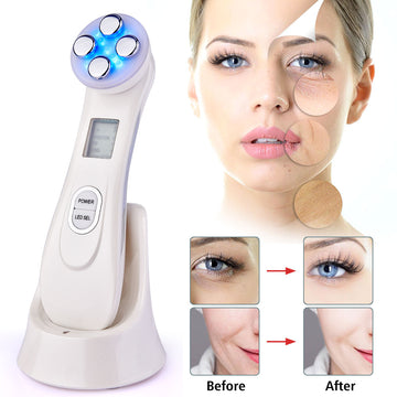 5-in-1 Skin Tightening Photon Therapy Facial Cleanser